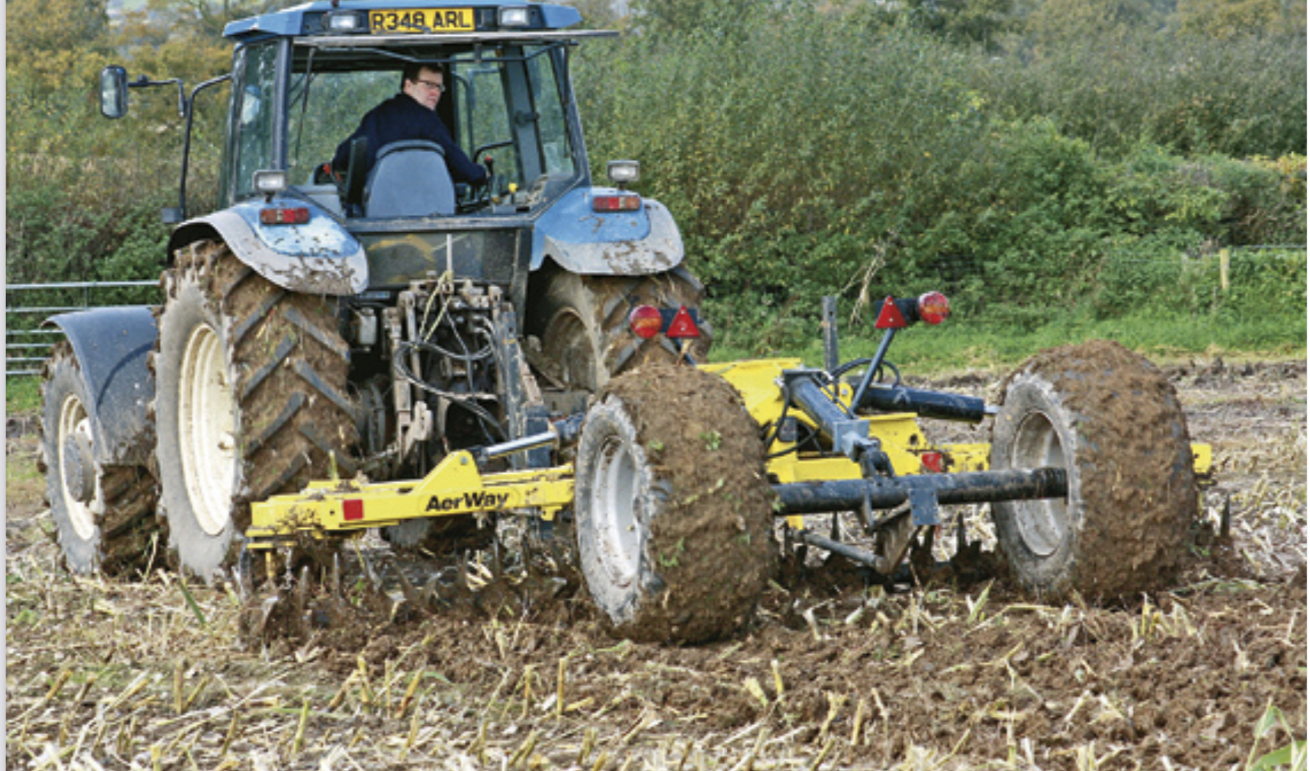 Driving impression Aerway aerator cultivator Profi