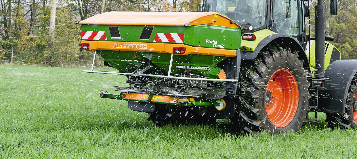Amazone ZAV 2000 Profis Tronic fertiliser spreader Profi