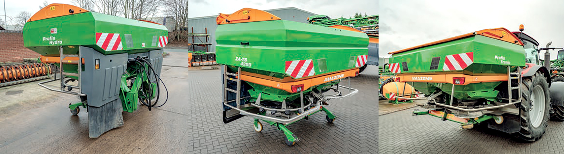 Amazone ZATS fertiliser spreaders Profi