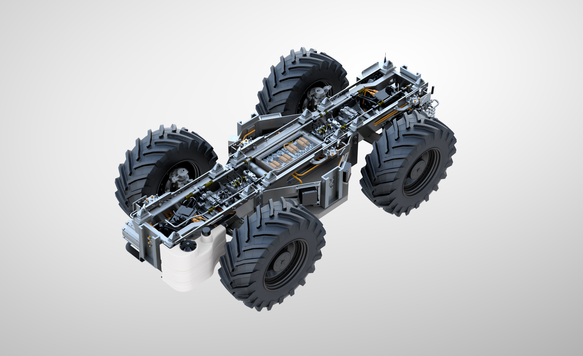 AVL electric chassis ready for field tests Profi