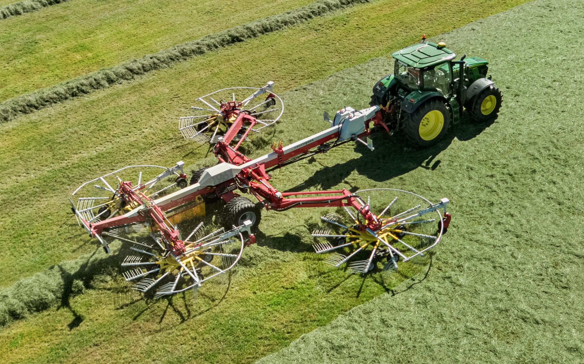 Hybrid technology for Pöttinger rake - Profi