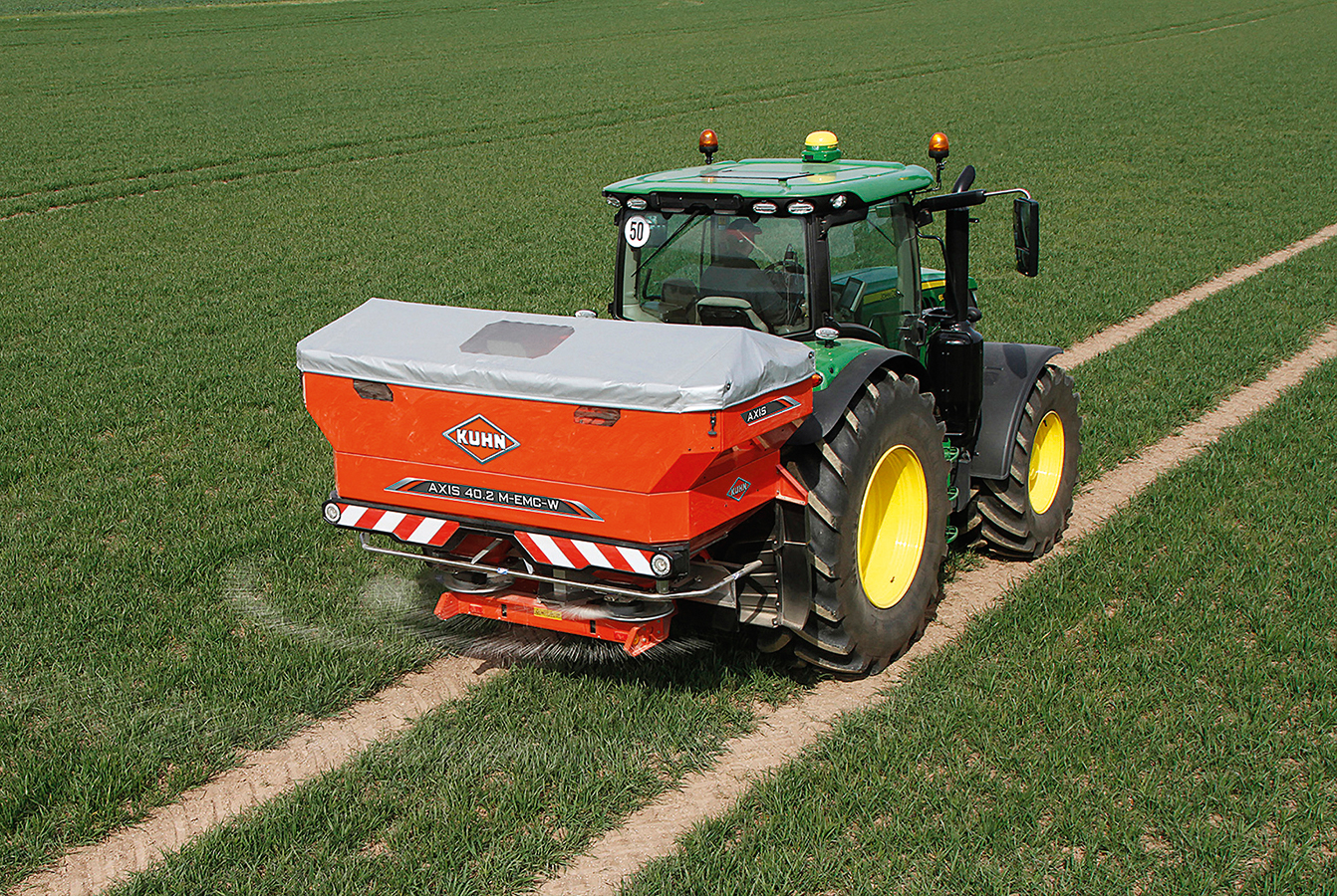 Fertiliser spreaders with weigh cells Weighing up the options Profi