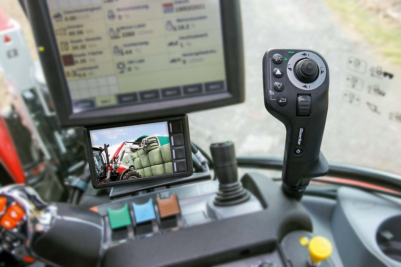 Quicke QCS front loader control Digital loading Profi