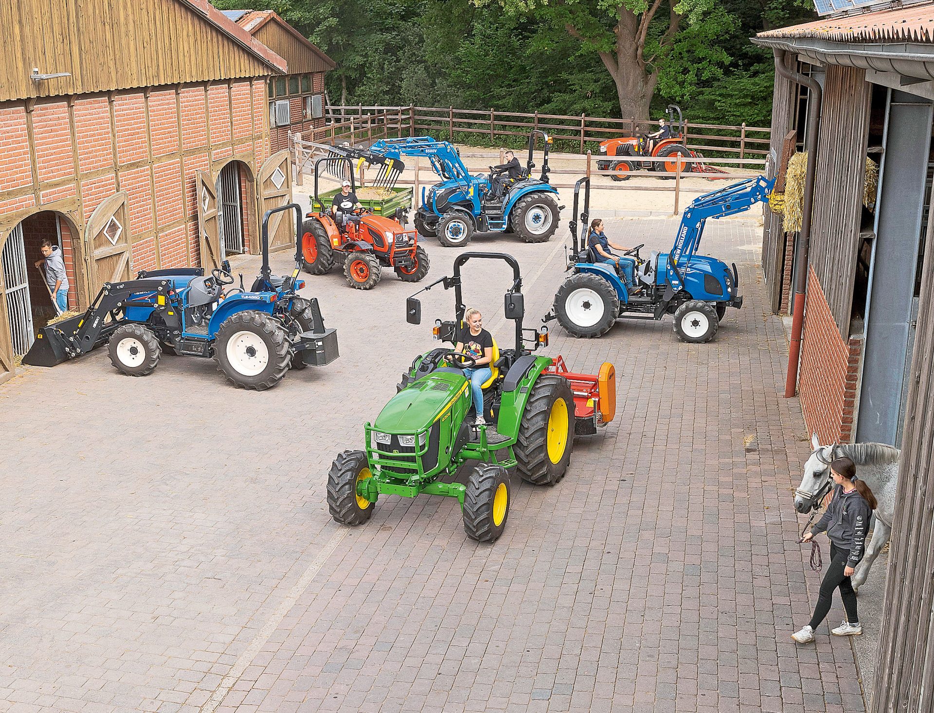 Iseki, John Deere, Kioti, Kubota, New Holland and Solis Tractor Test