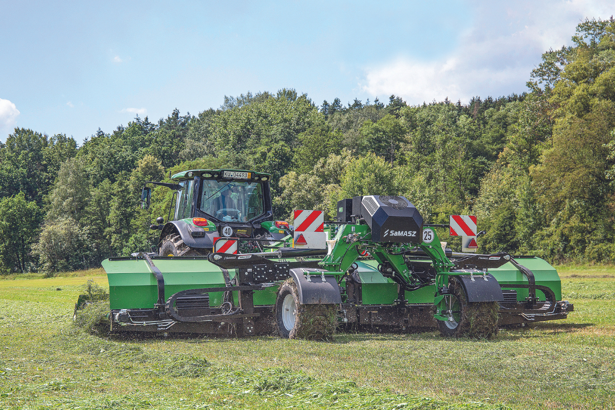 Samasz MRG2-900 belt merger: A growing group - Profi