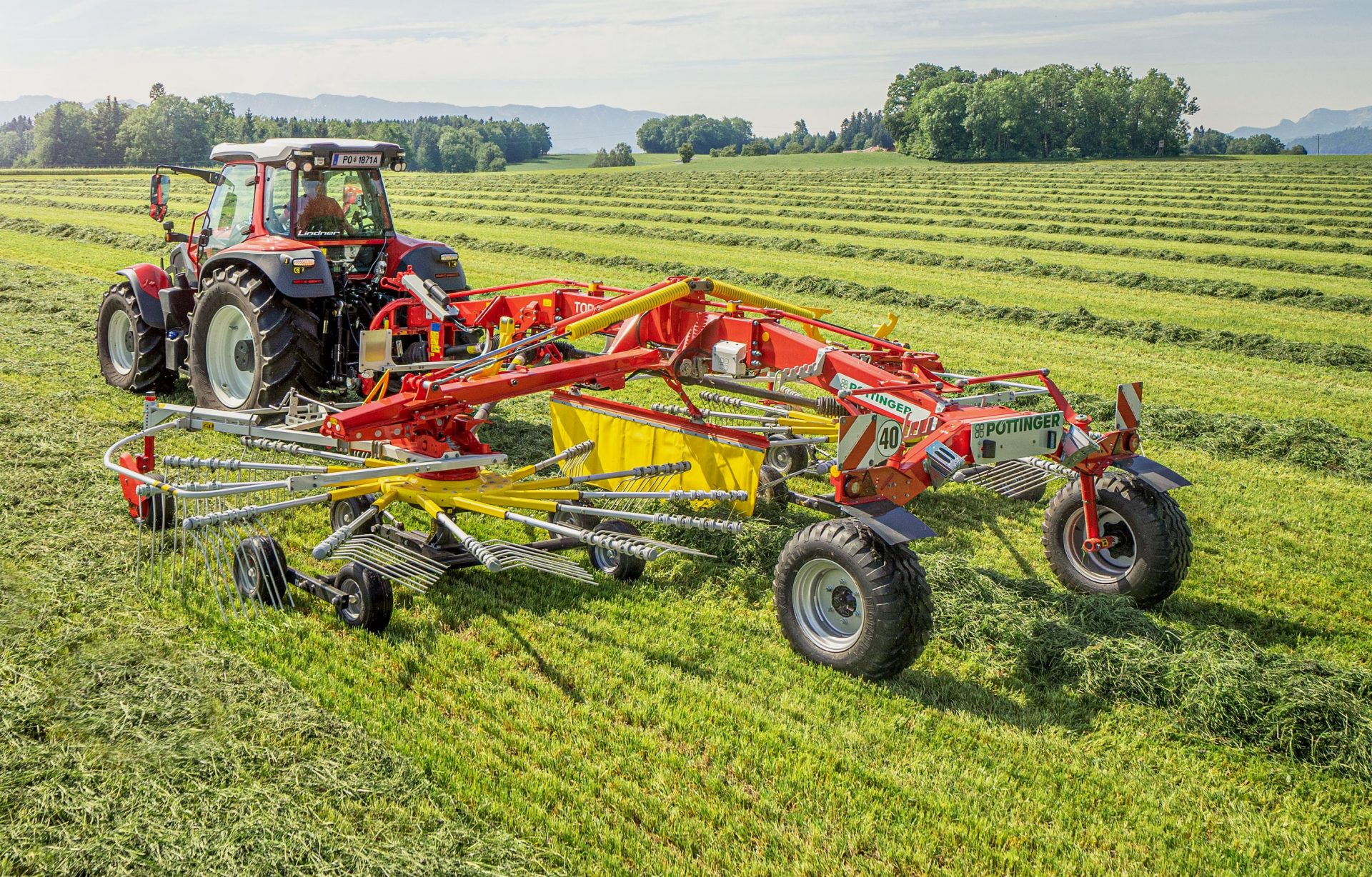 New 7.7-8.8m Pöttinger rake - Profi